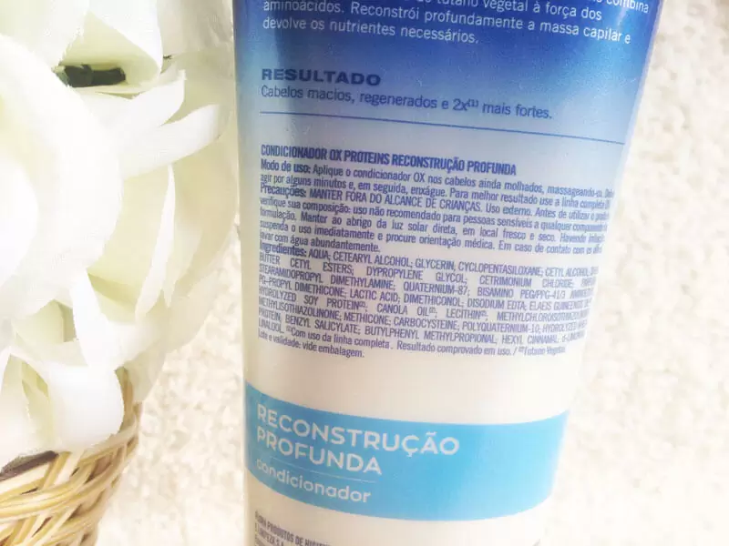 Condicionador Reconstrução Profunda Ox Proteins juro valendo ju lopes