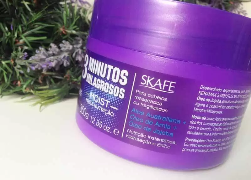 Máscara 3 Minutos Milagrosos Keramax juro valendo