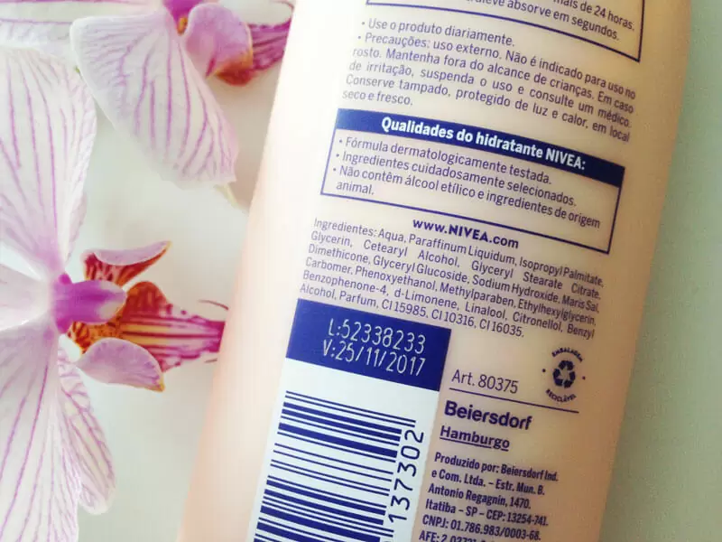 hidratante nivea sentidos resenha juro valendo ju lopes