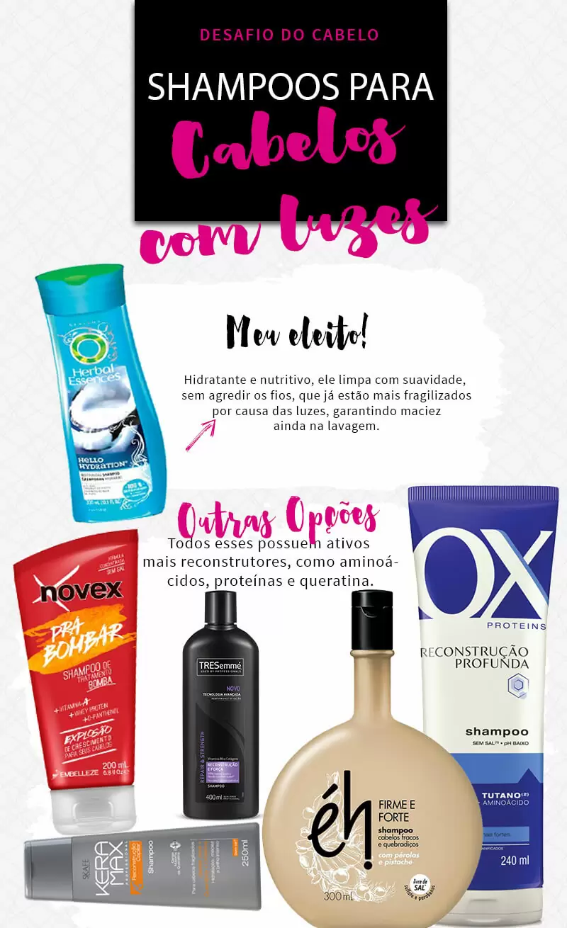 shampoo para cabelo com luzes ou mechas juro valendo ju lopes