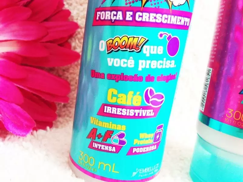 shampoo e condicionador super bomba novex embelleze