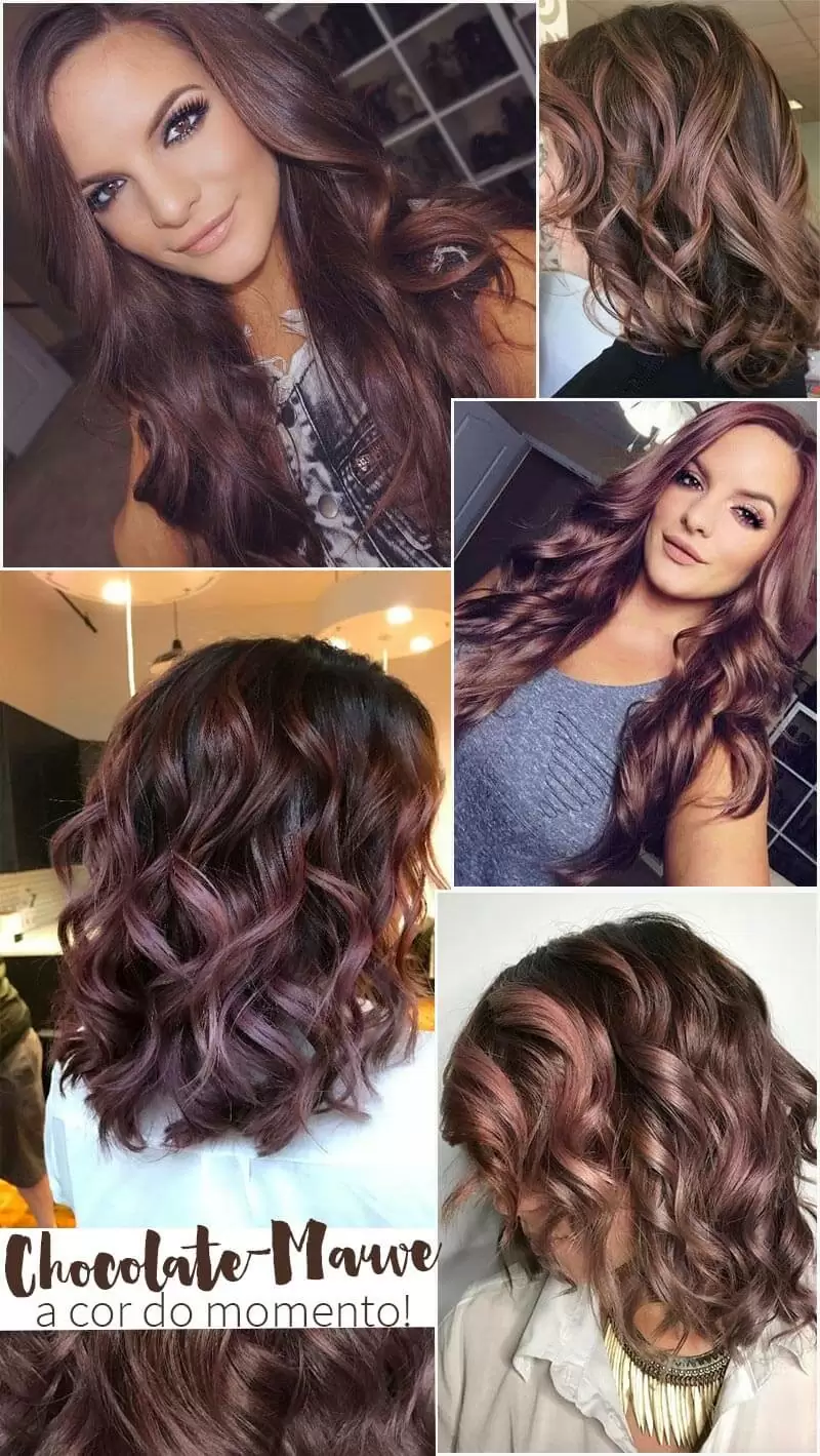 chocolate mauve hair