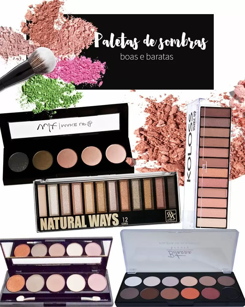 PALETAS DE SOMBRAS BOAS E BARATAS JURO VALENDO