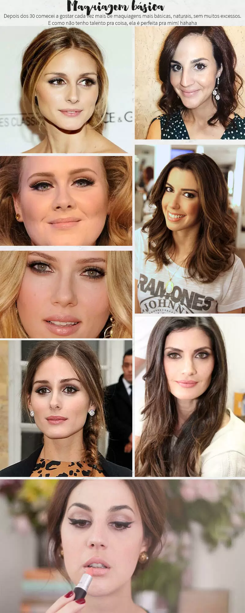 maquiagem depois dos 30