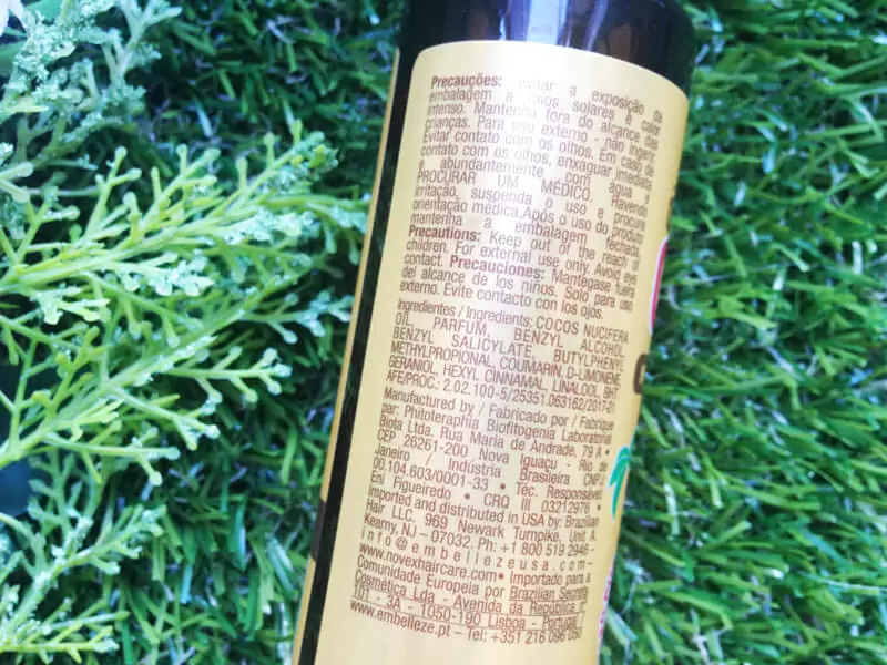 novex óleo de coco juro valendo