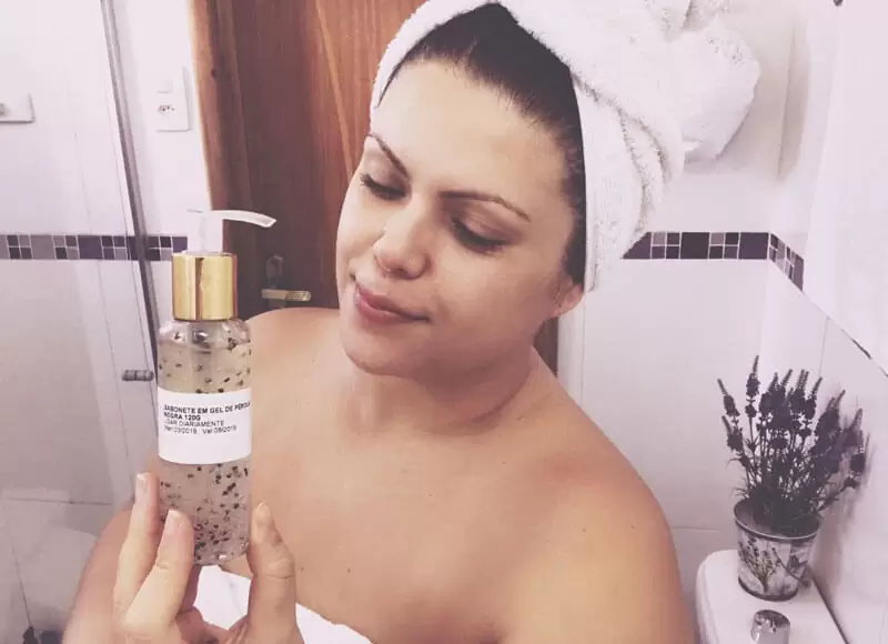 Sabonete em gel de pérola negra artvitta