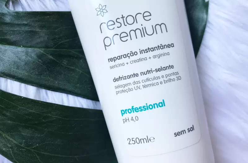 Defrizante Nutri Selante Restore Premium Amávia