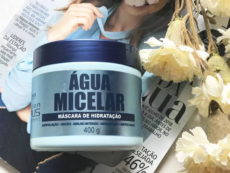 Máscara de Hidratação Água Micelar Salon Opus