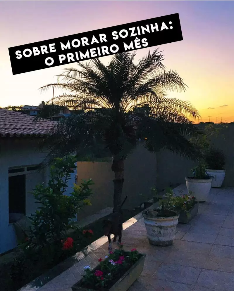 morar sozinha