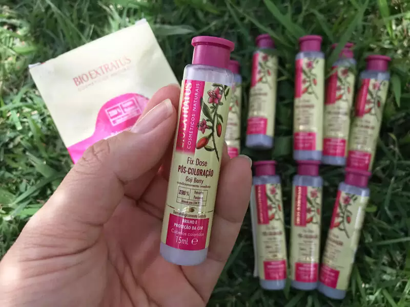 fix dose pós coloração bio extratus cabelos coloridos