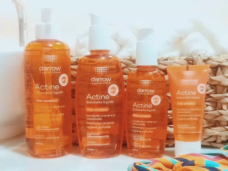 resenha actine sabonete líquido