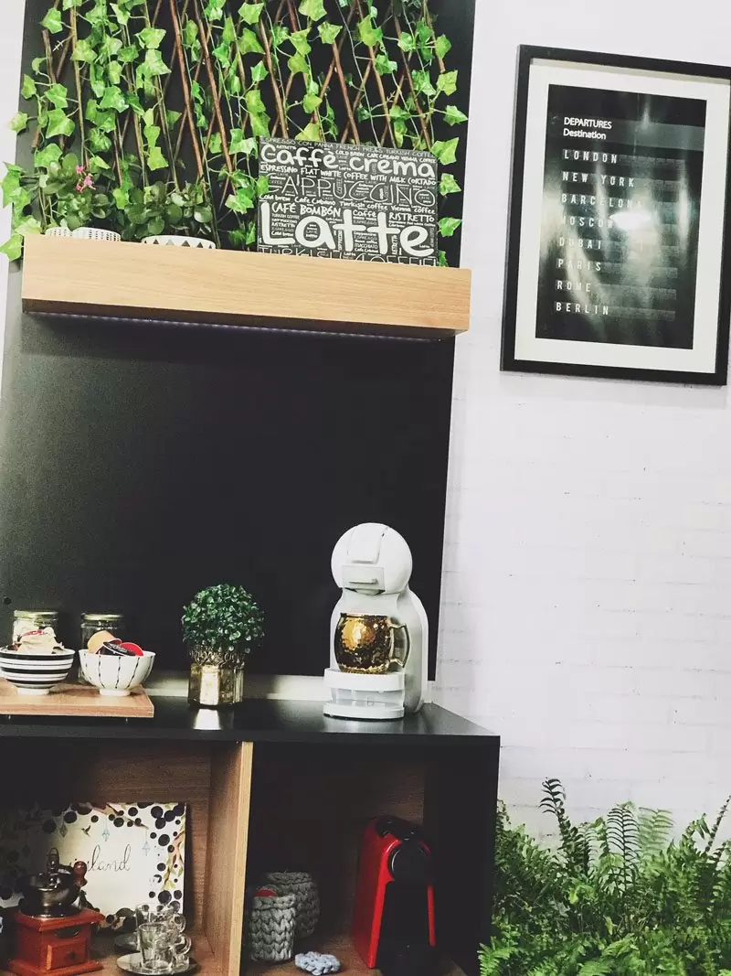 como montar um cantinho do café