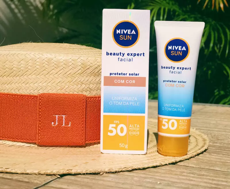 novo protetor solar nivea com cor