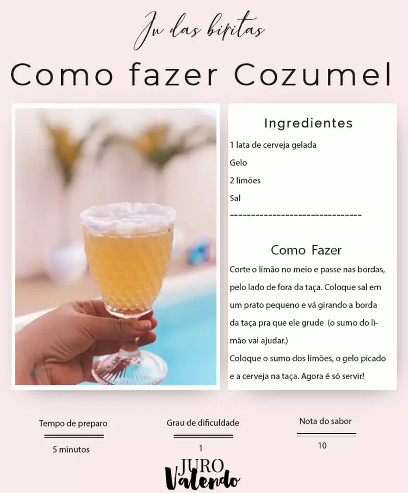 receita de como fazer cozumel