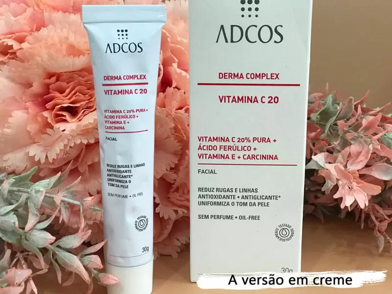 vitamina c em creme da adcos  