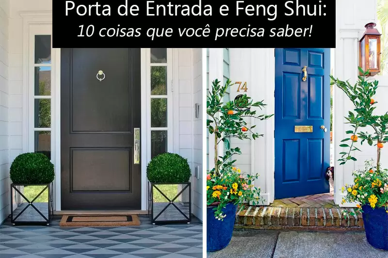 porta da frente no feng shui