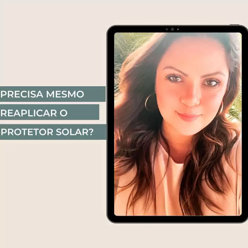 reaplicar protetor solar precisa ou não