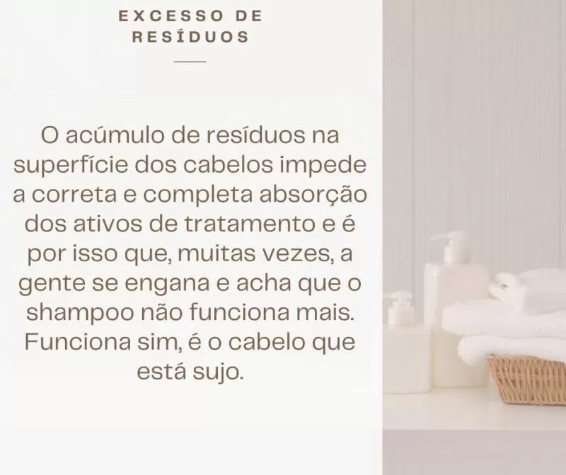 excesso de resíduos
