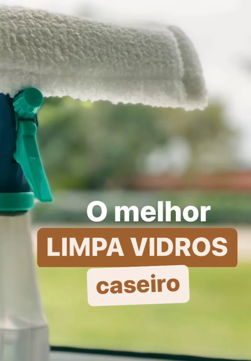 receita de limpa vidros